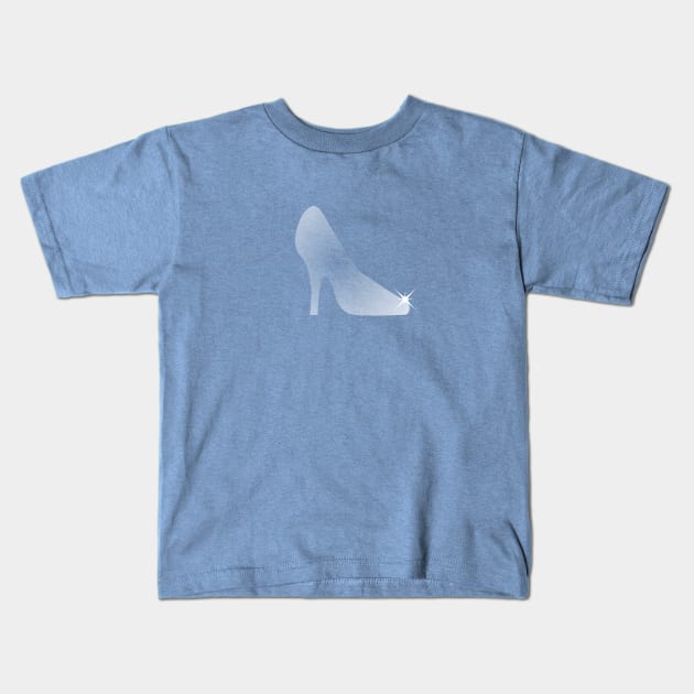 minimalist Cinderella Kids T-Shirt by PWCreate